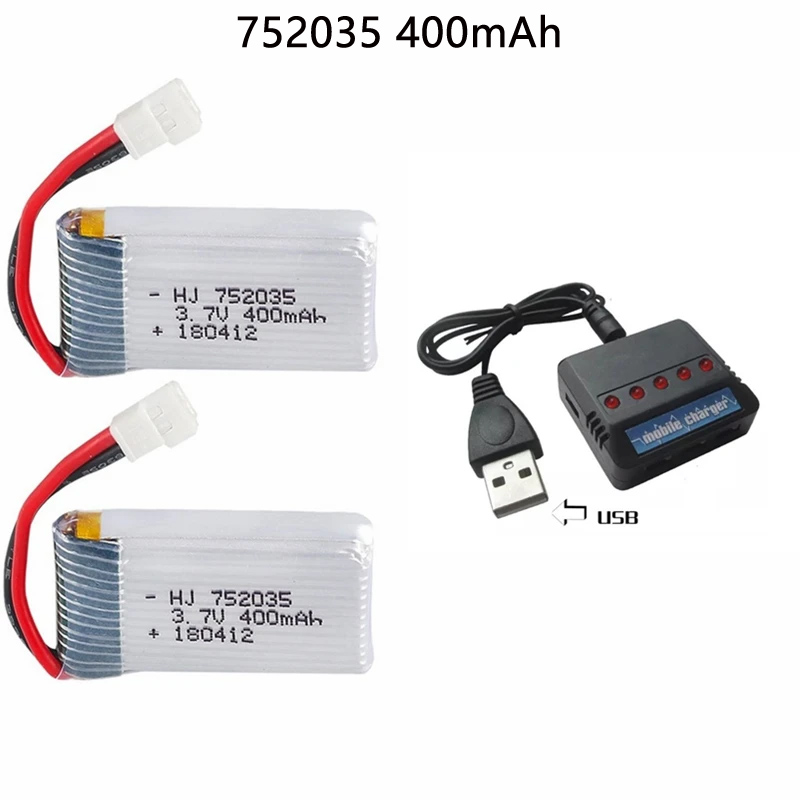 Bateria de Drone 752035 3.7V 4 - Eachine Drone E58 avaliação e preço