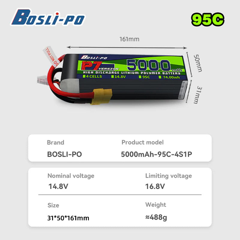 Bateria LiPo Boslipo P7 Versão - Drone Racing Battery avaliação e preço