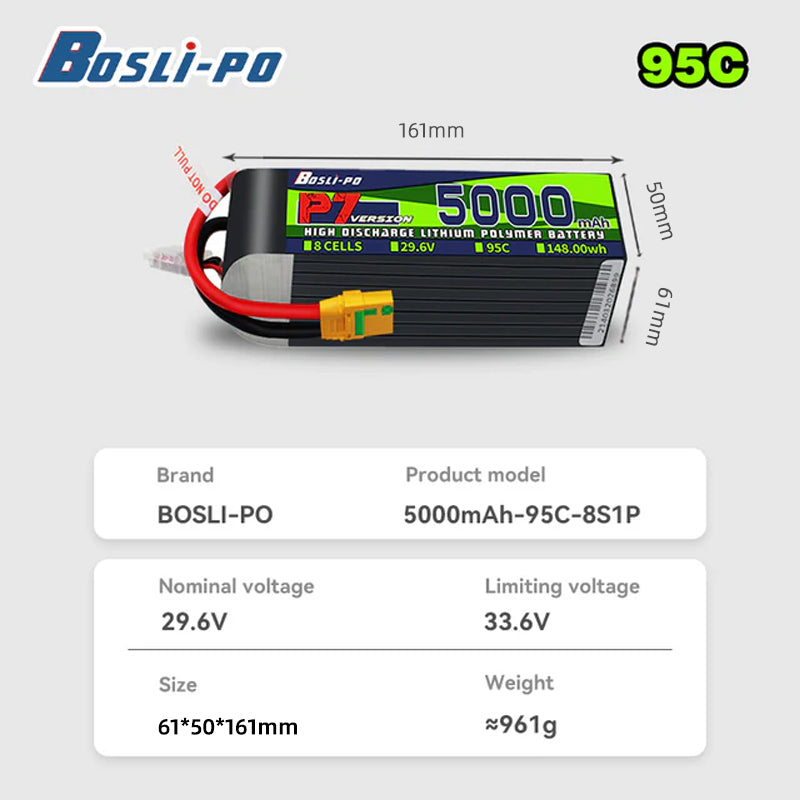 Bateria LiPo Boslipo P7 Versão - Drone Racing Battery avaliação e preço