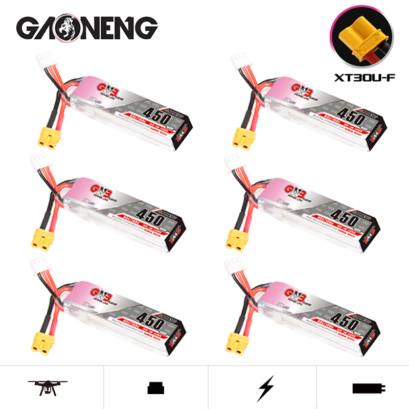 Bateria lipo gnb hv 2s 7.6v 45 - Drone Racing Battery avaliação e preço